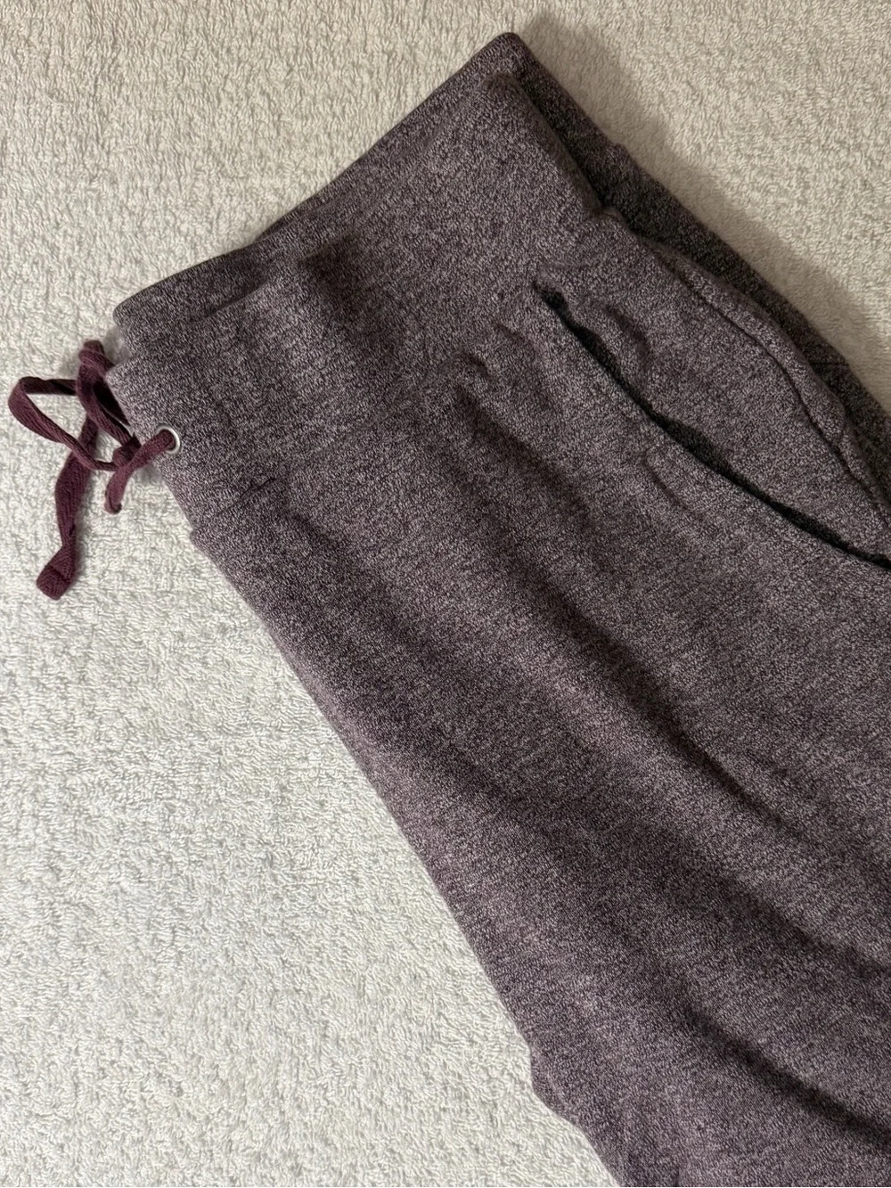 UGG Australia Clementine French Terry Joggers Heathered Plum Sweatpants 1019210